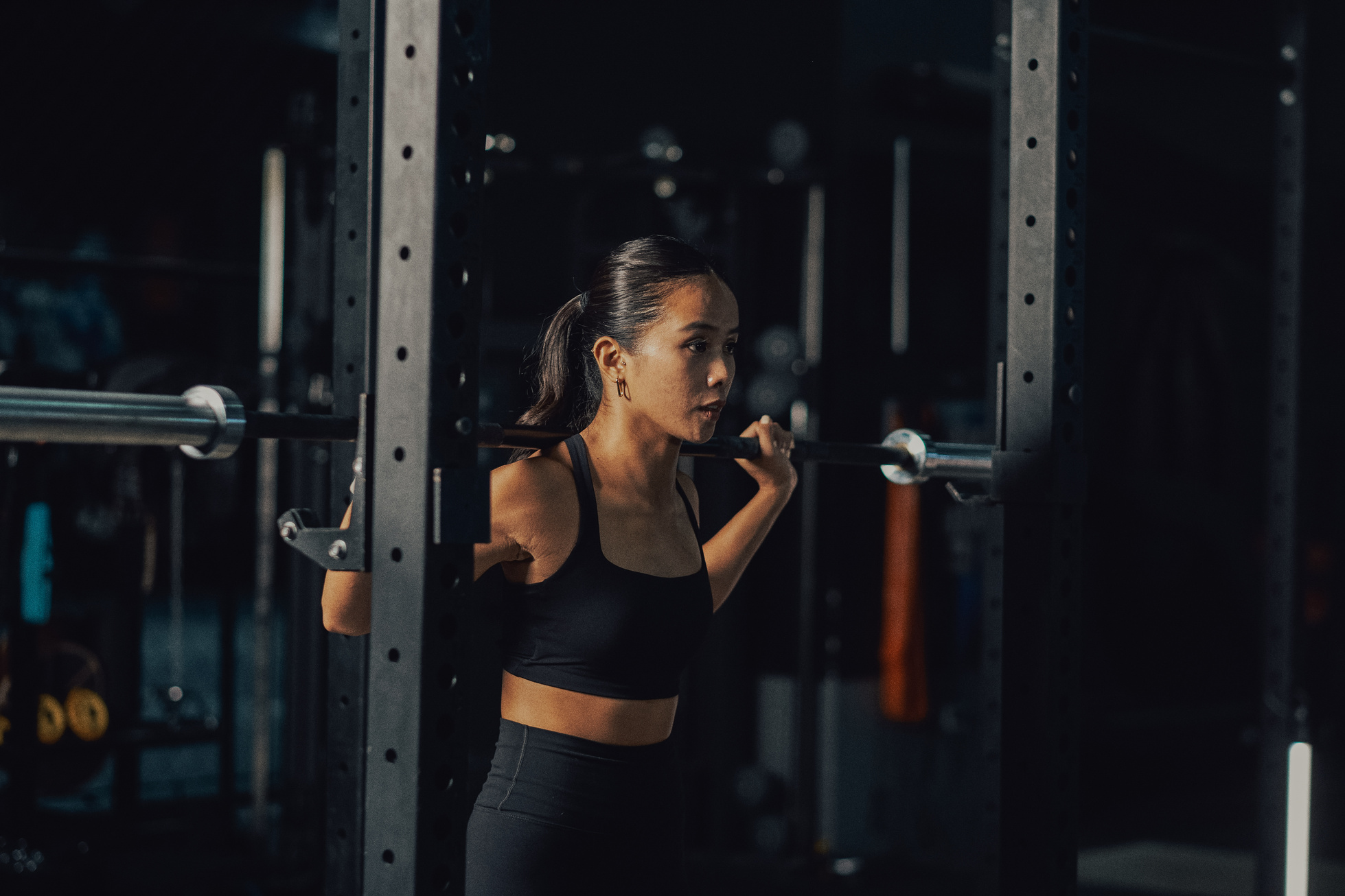 Female Trainers and Weightlifting Woman Lifting Weights